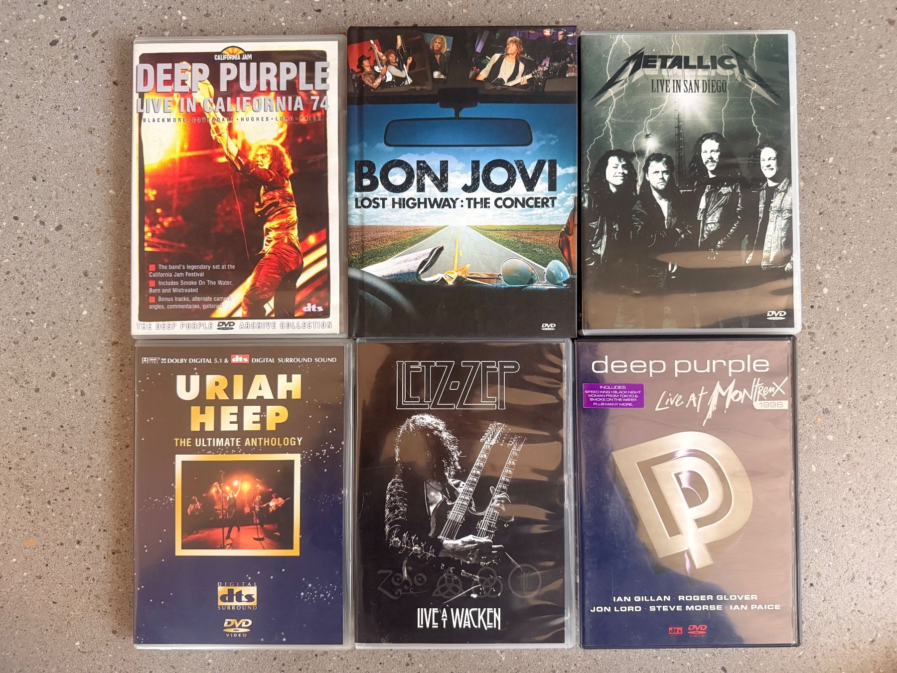 Tutti i DVDs: 6 X Rock – Usato da Fehraltorf venduto da Djrog