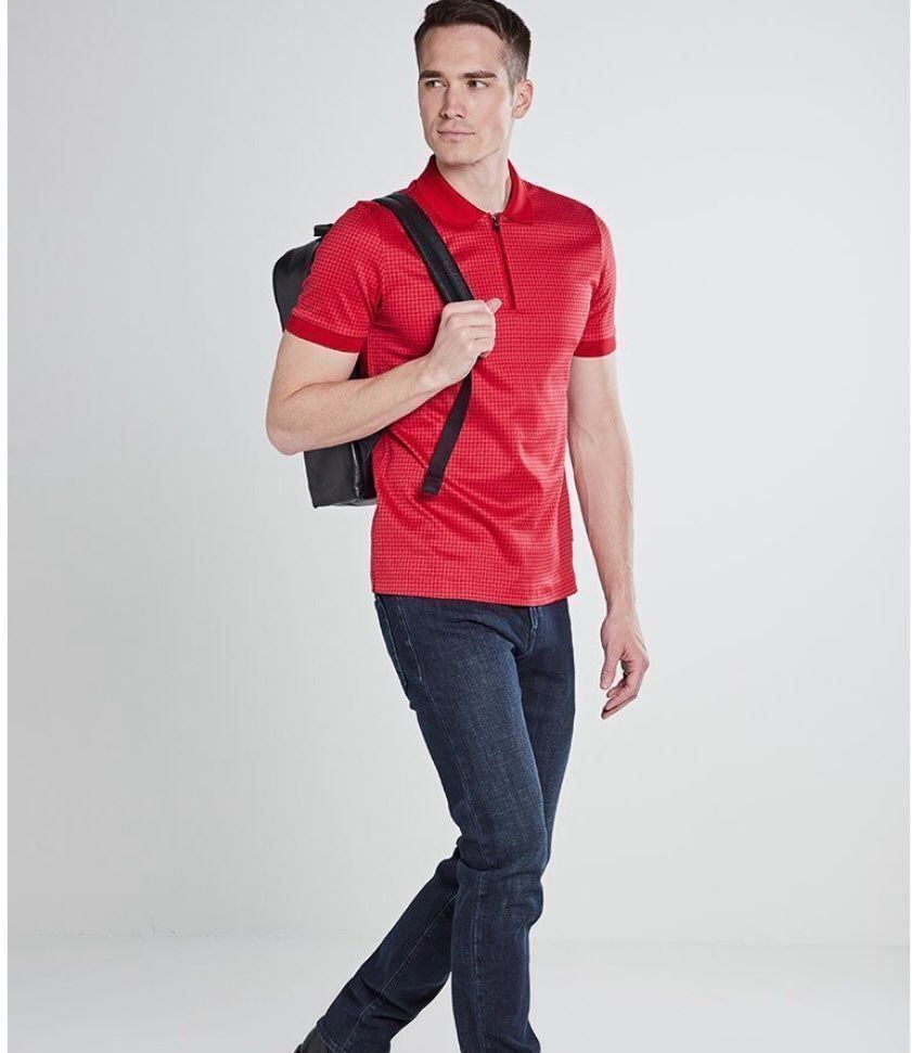 Hugo Boss Magliette Polo: BOSS - Poloshirt - rot – Nuovo e nell'imballaggio originale da Wittenbach venduto da bes_k8vr 2