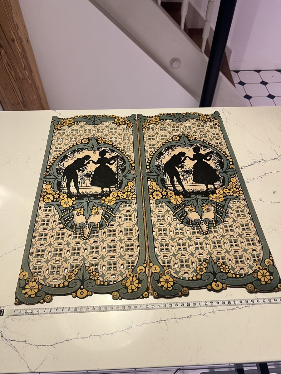 Tutte le decorazioni:  Faltparavent Jugendstil , Pappe – Usato da Aarburg venduto da Annemarie16 3