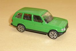 Modellauto Bburago Range Rover grün Massstab 1:43