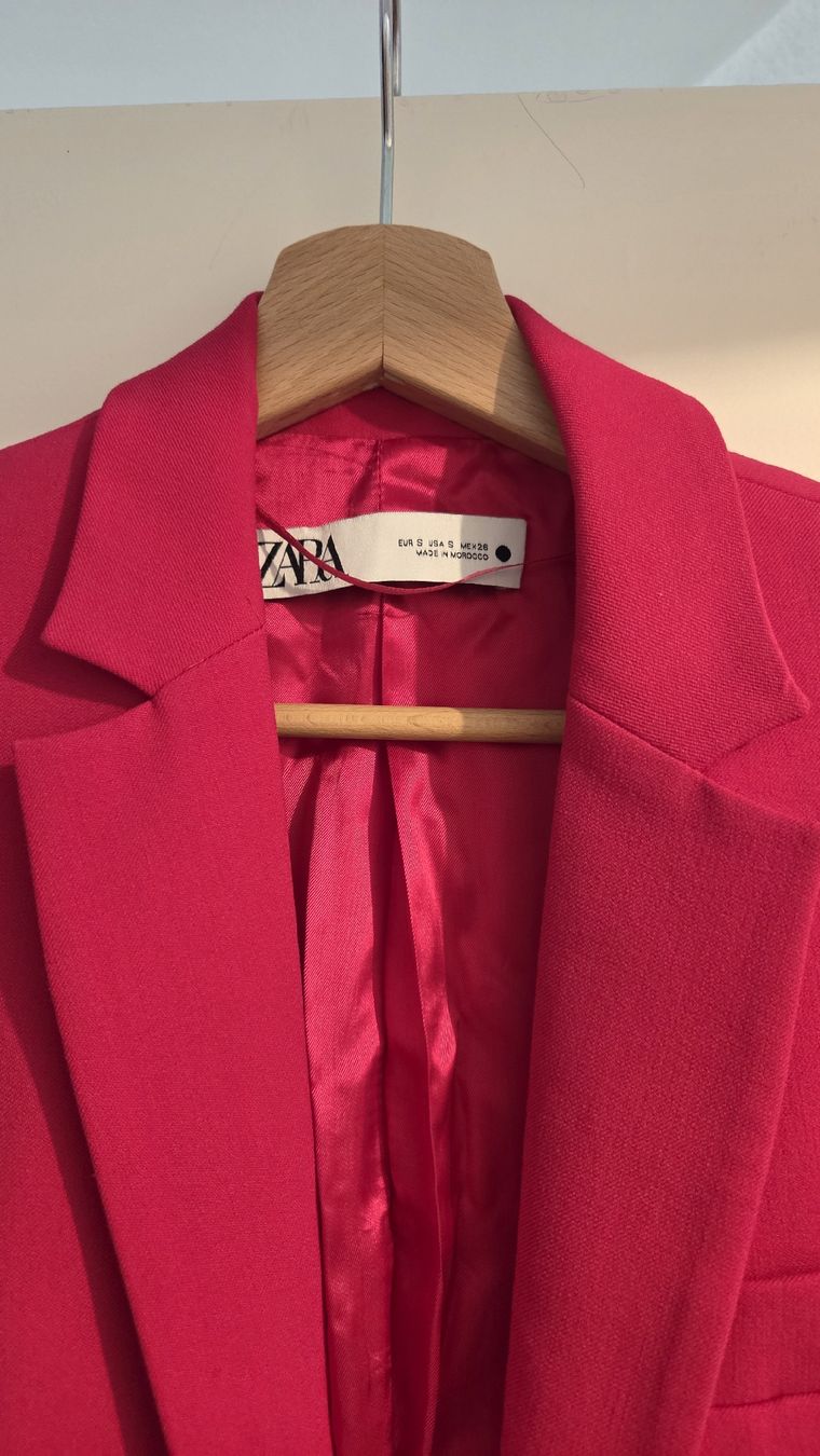 Zara Jacken: Hot pink blazer – Gebraucht aus Zürich von jul_l28v 4