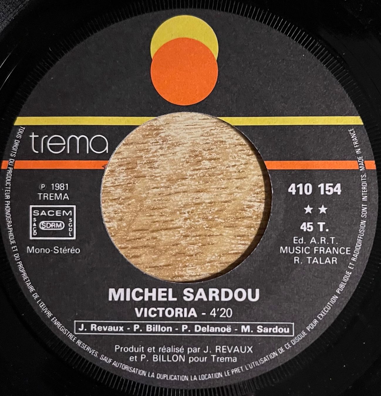Dischi in vinile: MICHEL SARDOU - LA GENERATION LOVING YOU – Usato da Bussigny venduto da vinyl-pas-cher 3