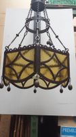 Lampe extérieur avec potence fer fogé 1920
