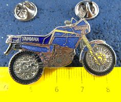 YAMAHA XT 600z 2NÄGEL-PIN MOTORRAD ENAMEL SILBRIG
