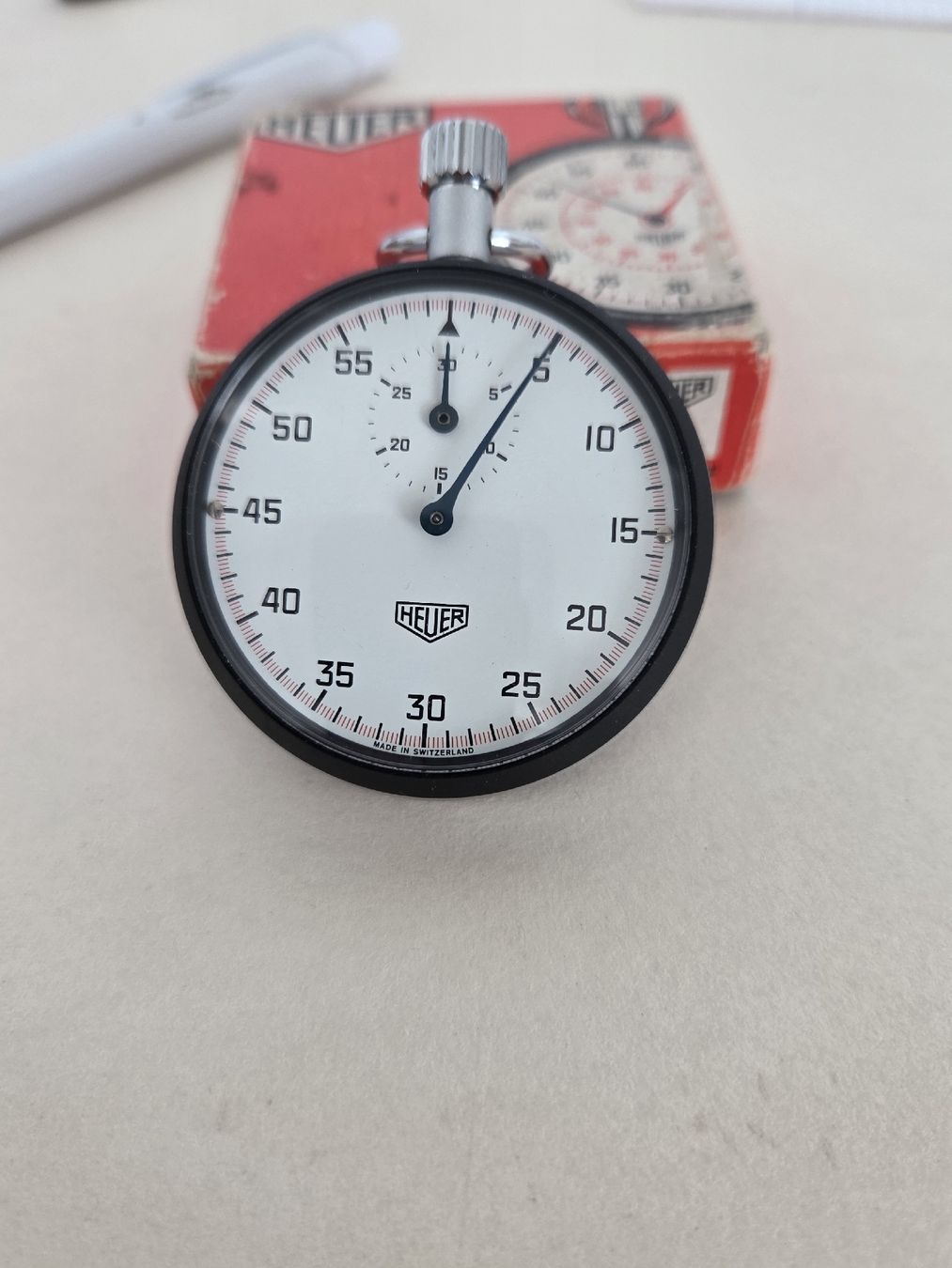Tag Heuer Montres: Heuer Stoppuhr mit Originalverpackung – D'occasion à Dietikon par Allegra34 1