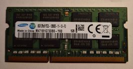 Samsung RAM 8 GB PC3L-12800S SO-DIMM (M471B1G73DBO-YKO) 1/2