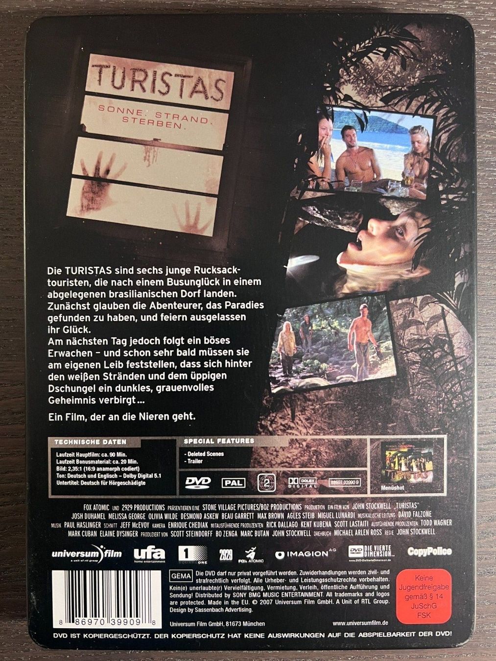Tutti i DVDs: Turistas – Usato da Zürich venduto da FilmFreunde 1
