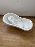 Babybadewanne mit Einsatz weiss guter Zustand