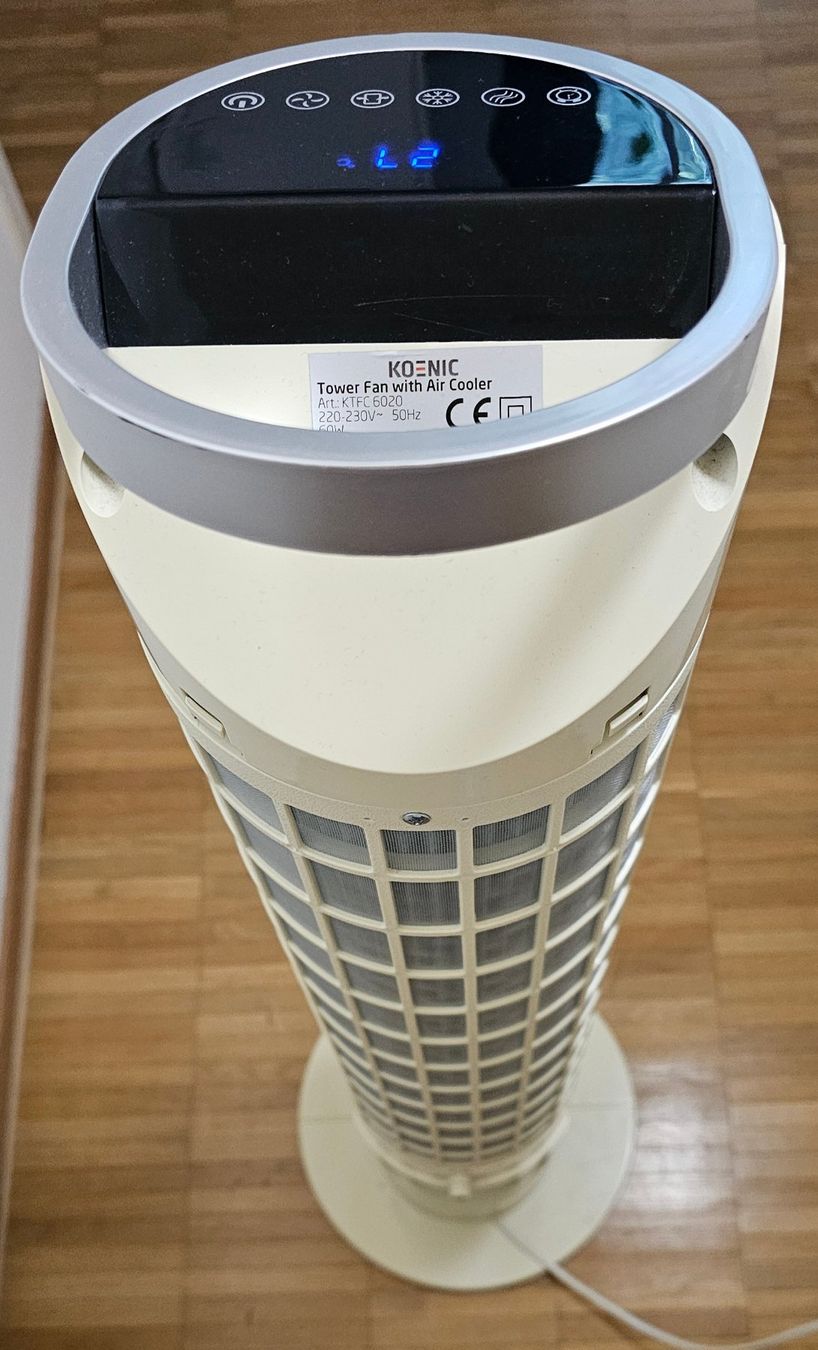 König Ventilatoren: KOENIG - Turm Ventilator mit Wassertank – Gebraucht aus Arni AG von StrohhutG 5
