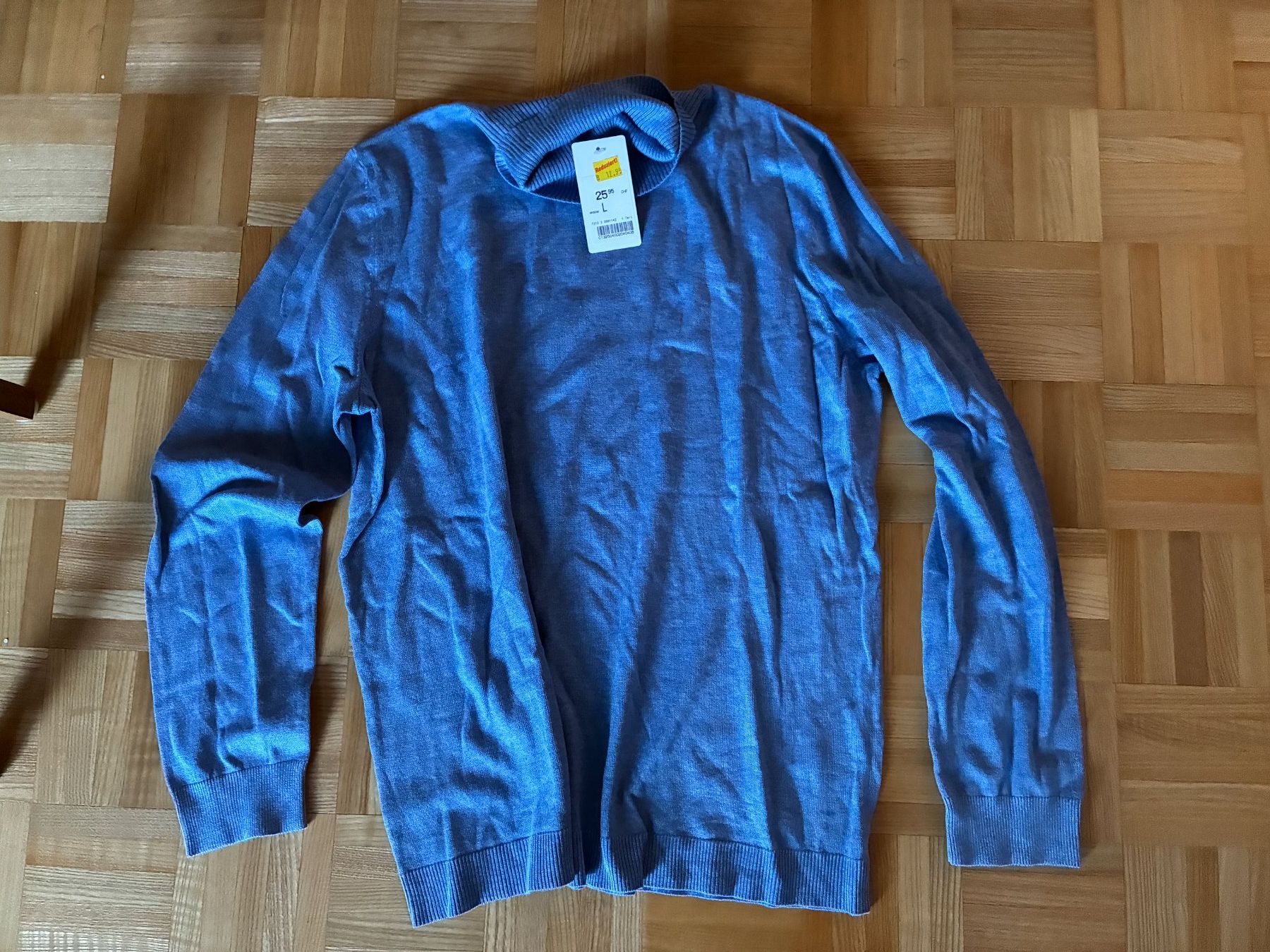 Pullover & Sweatshirts: Rollkragen Pullover blau Grösse L – Neu und originalverpackt aus Muri AG von 68idefix