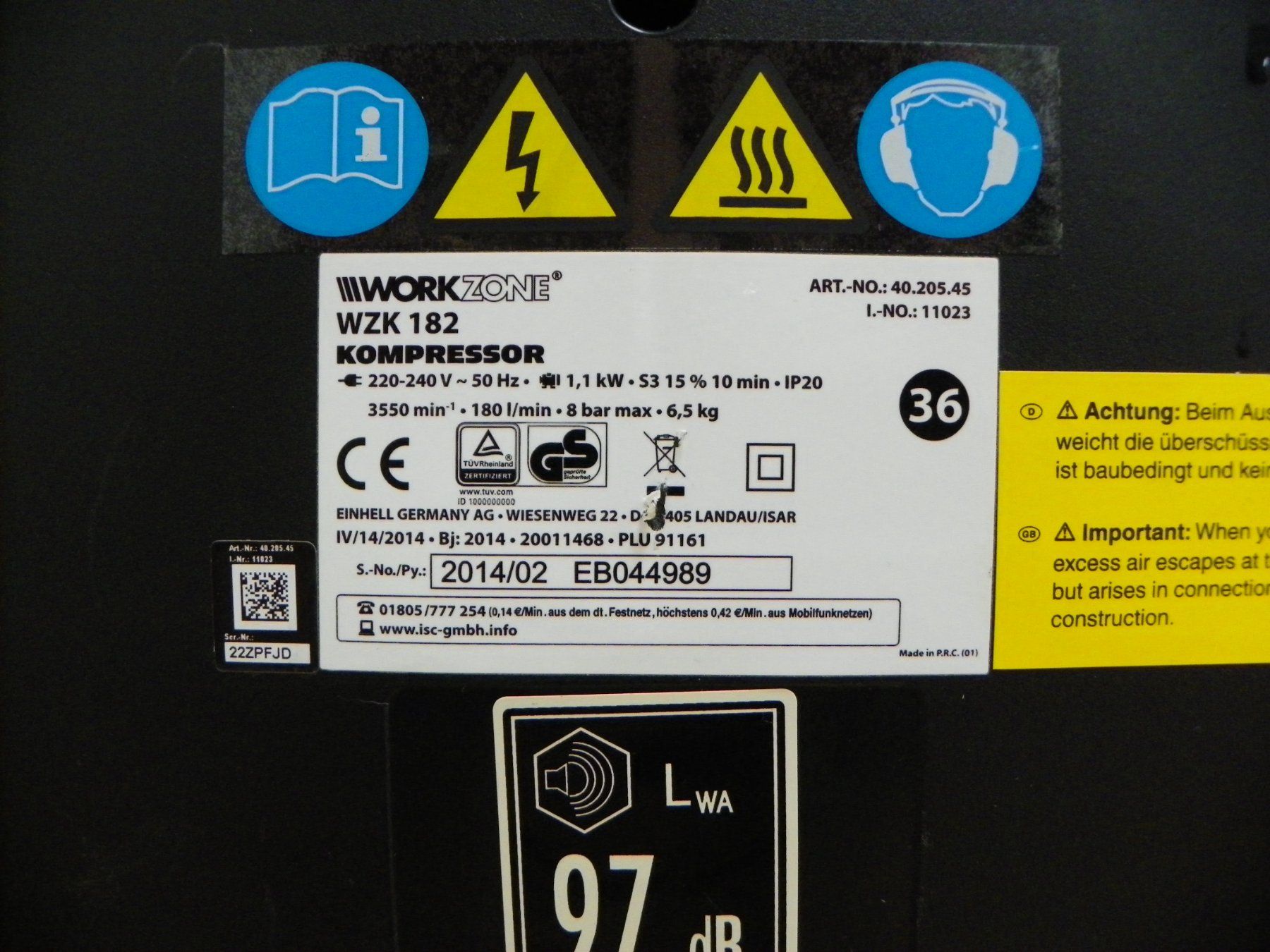Compresseurs: Tragbare Luftkompressor 220 Volt – D'occasion à Kriens par mel_r9w8 2