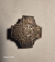 Abzeichen T.V. Basel 1897-1922 Metall silberfarben gebraucht