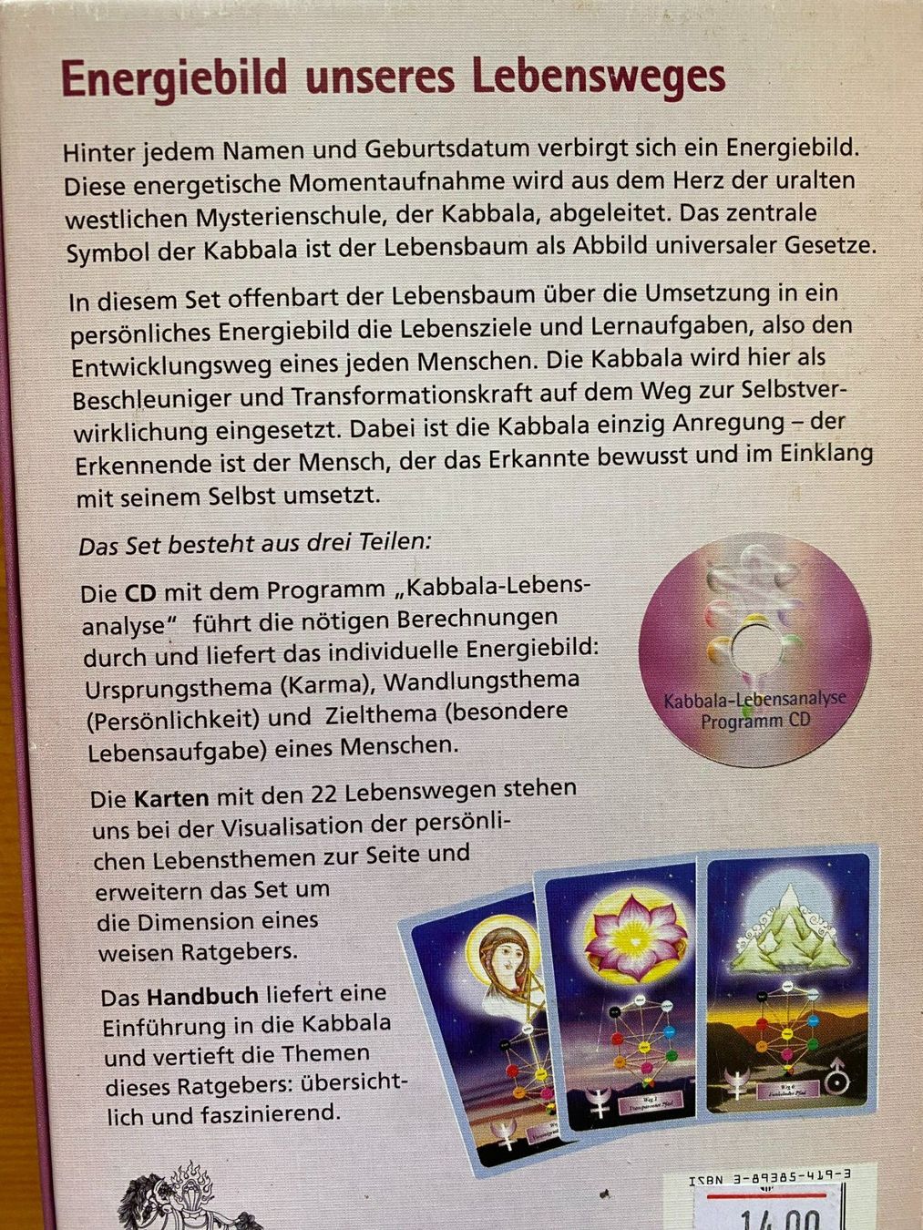 Bücher: KARTEN &BUCH  SET,SPIRITUALITÄT – Gebraucht aus Meienried von ManuelaBoutique 1