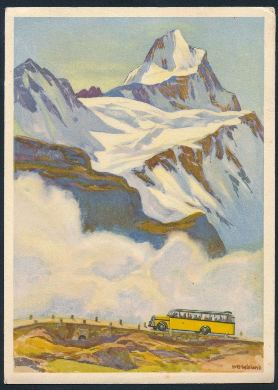 Cartoline postali: AK: Schweizer Alpenpost – Usato da Bonau venduto da Profila3