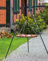 + Schwenkgrill H 180 cm mit Grillrost Ø 50 cm aus Rohstahl