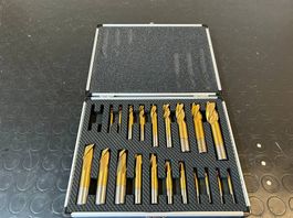 Paulimot Schaftfräser-Set 22-tlg. TiN  unvollständig