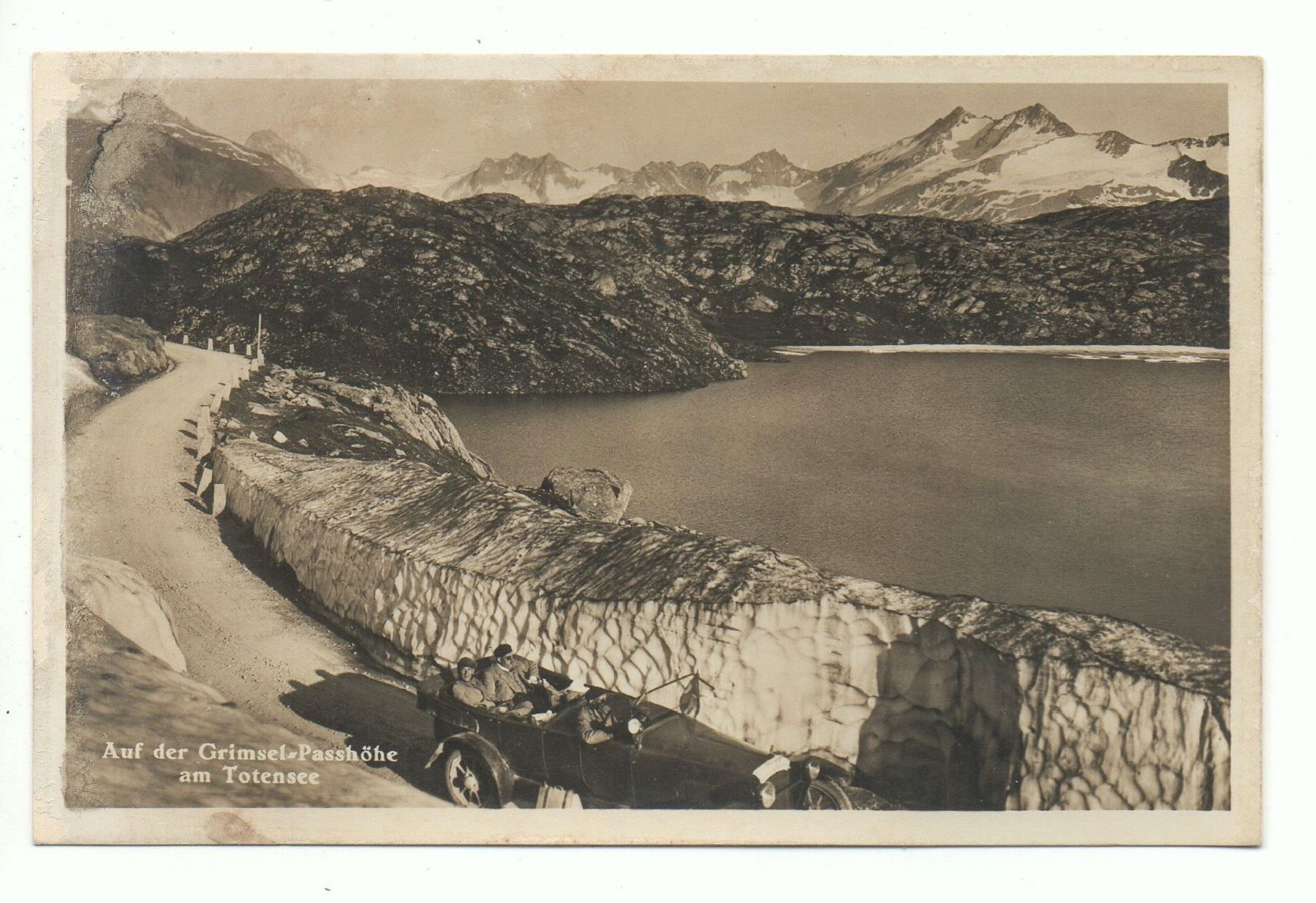 Cartoline postali: GRIMSEL-PASSHÖHE Totensee - Oldtimer, Auto – Nuovo (secondo la descrizione) da Jona venduto da philajona