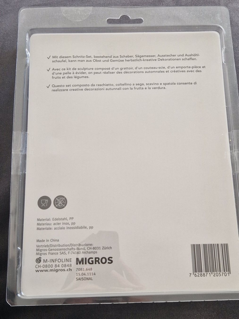 Kit bricolage: Kit de sculpture de citrouille 4 pièces – Nuovo e nell'imballaggio originale da Villars-sur-Glâne venduto da Agnie80 1