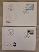 FDC Eishockey 2008 100 Jahre Hockey - 2009 WM Schweiz