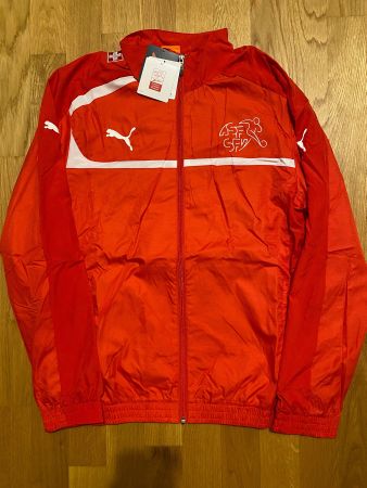 ORIGINAL SCHWEIZ NATI TRAINERJACKE SUISSE PUMA FABRIKNEU S