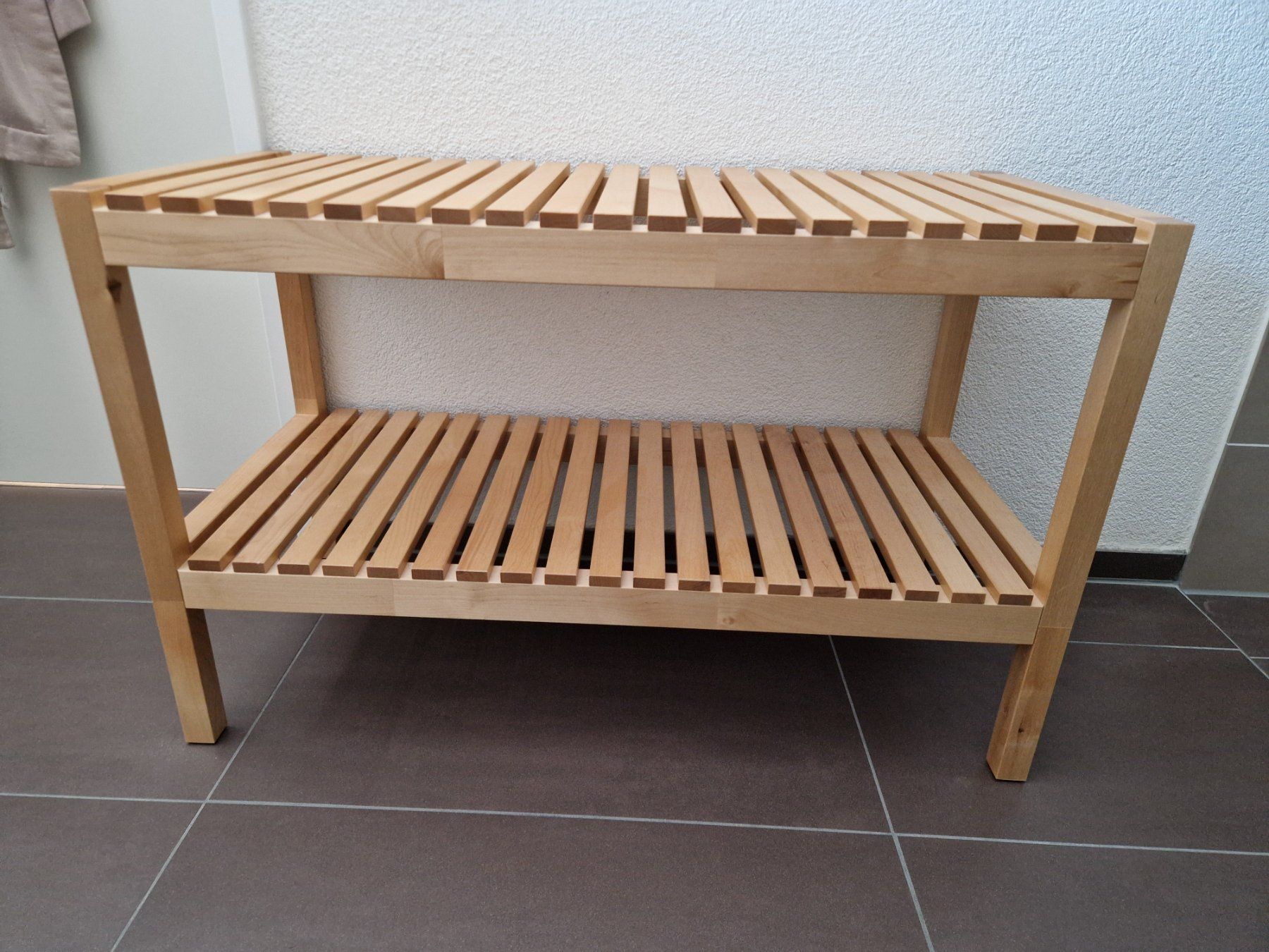 Ikea Panchine: Holzbank bzw. Sitz- und Ablagebank – Usato da Heerbrugg venduto da san_dr2y