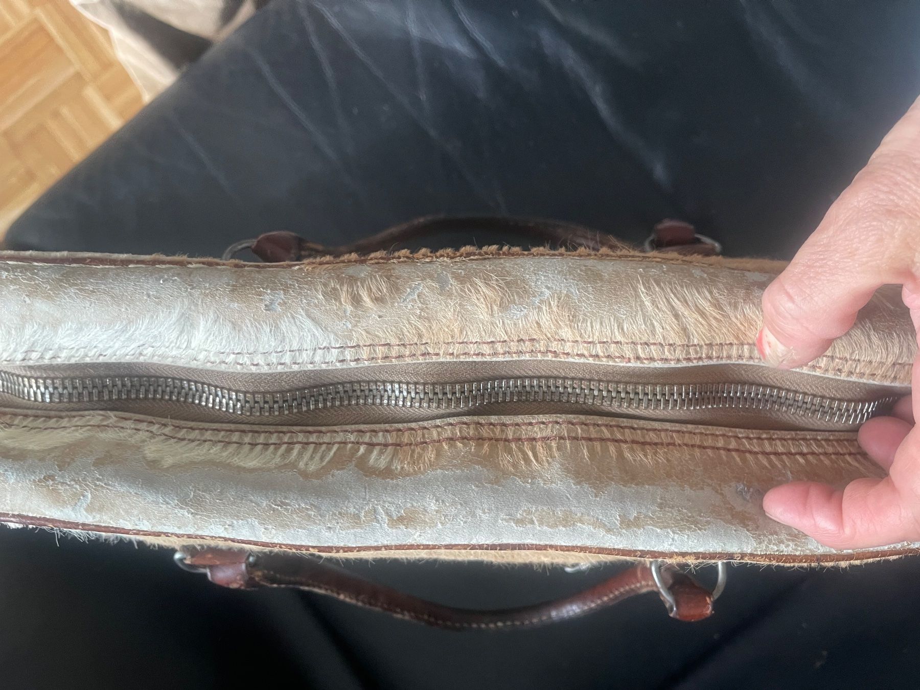 Taschen: Kuh Pelz Tasche Vintage. – Gebraucht aus Hinterkappelen von simona67 3