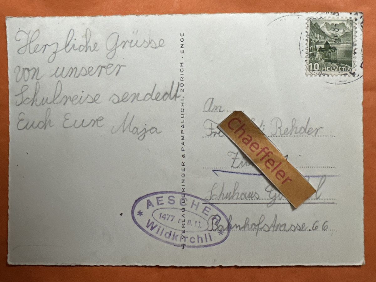 Cartes postales: H 9843 Wildkirchli Appenzell – D'occasion à Zürich par Chaeffeler 1