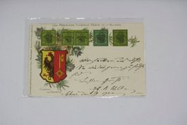 Postkarte Genf 1900, sehr selten