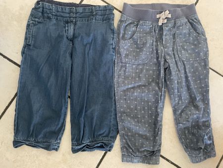 2 H&M/dpam Sommerhosen Gr. 110