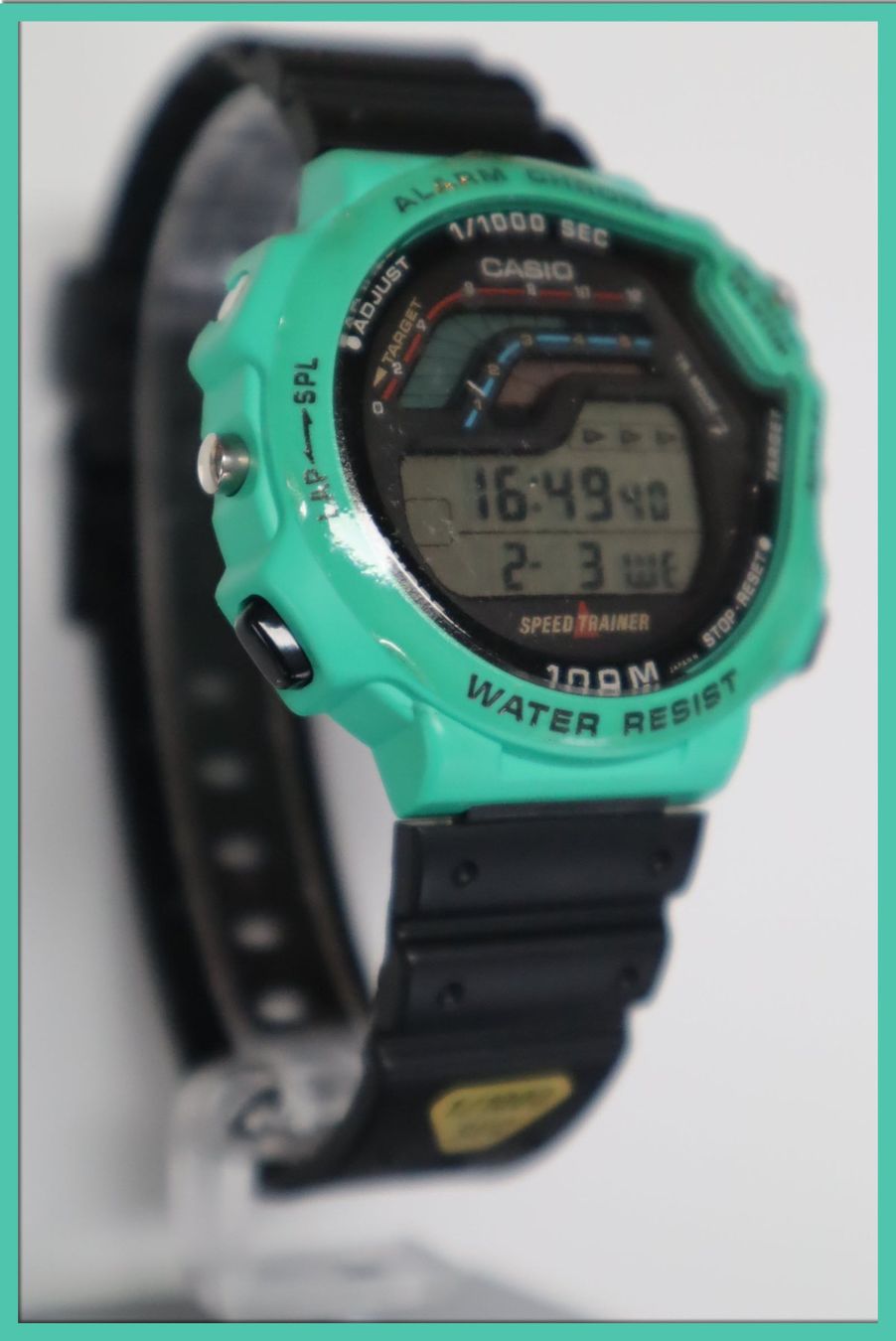 Casio Orologi: Casio STR-1000 SPEED TRAINER grün vintage NOS – Nuovo e nell'imballaggio originale da Romont FR venduto da heinz.ramseyer 4