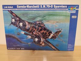 Bausatz, Savoia Marchetti, 1:48, Trumpeter