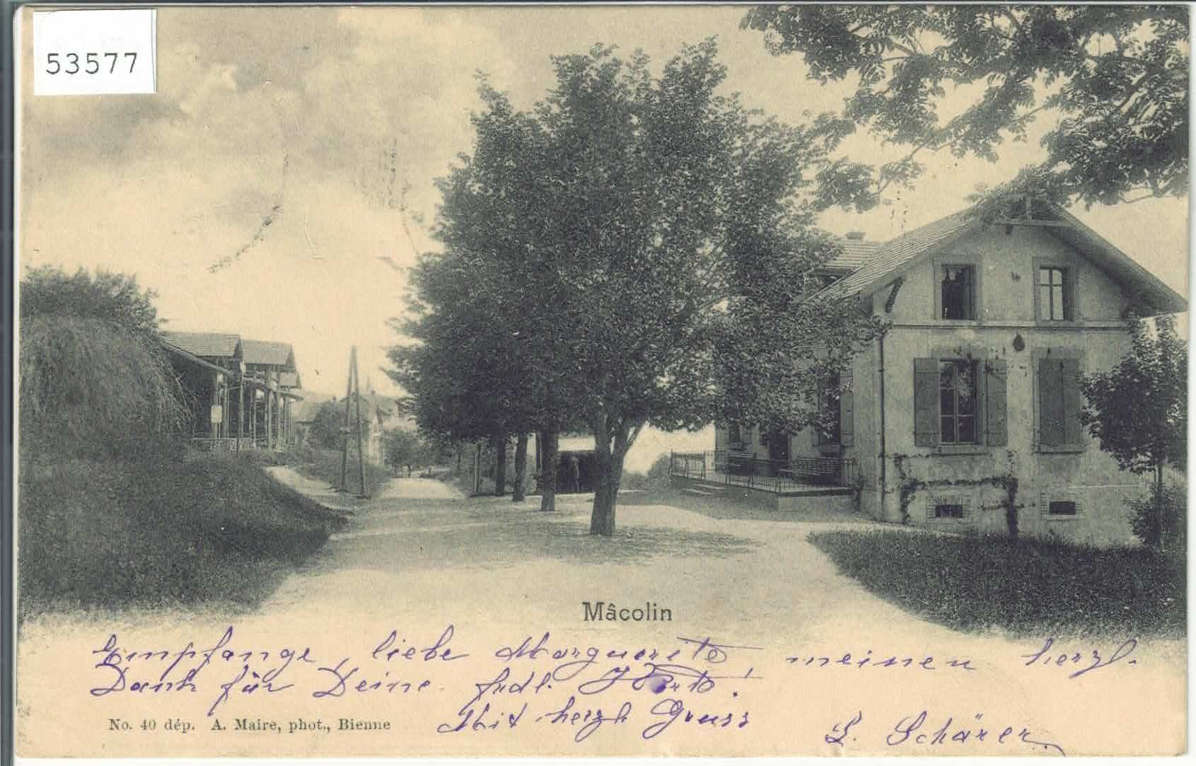 Cartoline postali: Macolin - Dorfpartie – Usato da Ettingen venduto da Kartenplanet