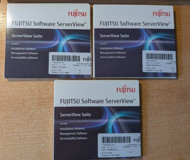 Applications: 3x Fujitsu Software ServerView - neuf non ouvert – Neuf avec emballage d'origine à Cernier par Poussetofiol