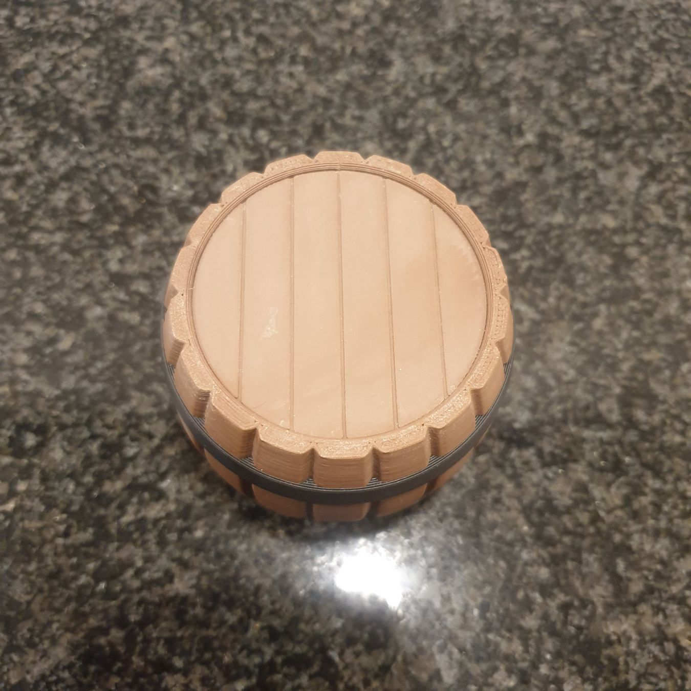 Terrario: Reptilienhöhle "Holzfass", 3D Print – Nuovo e nell'imballaggio originale da Neuendorf venduto da DeSiriA 2