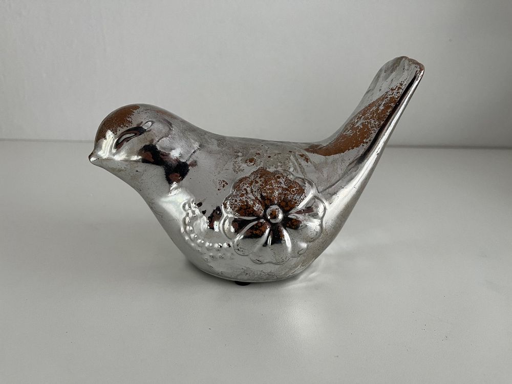 Keramik Schwalben Wanddekoration - Bunte Vögel Deko 16,5x12cm