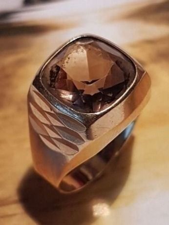 Bagues: 750 Goldring mit Rauchquarz – Neuf (Voir description) à Unterägeri par Altgoldschmuck