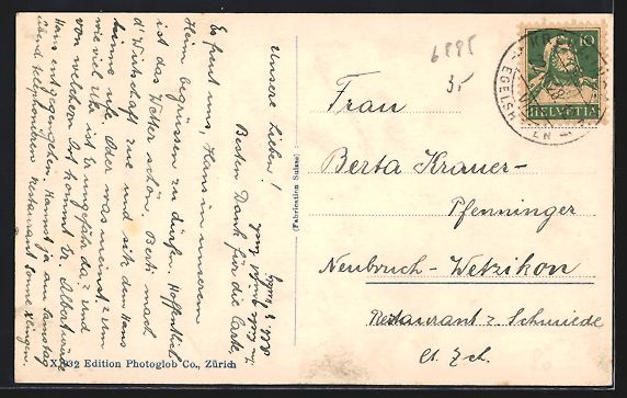 Cartoline postali: AK Kreuzlingen, Teilansicht mit Konstanz – Usato da Berlin venduto da bartko-reher 1
