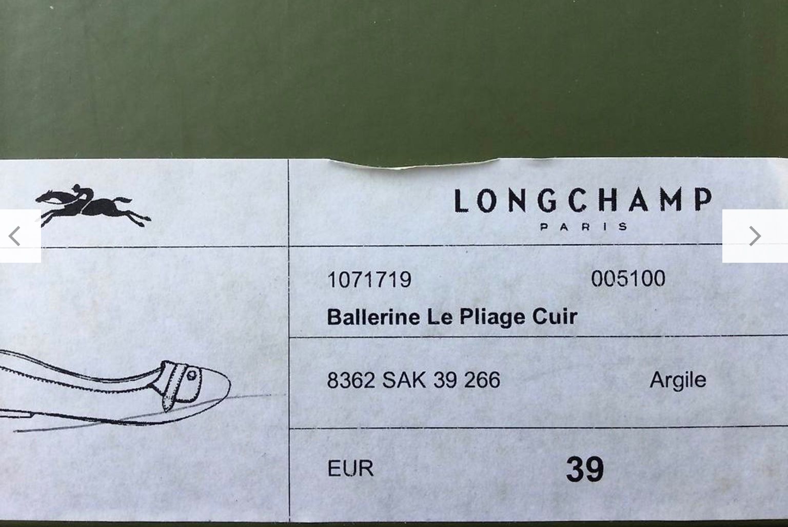 Longchamp Scarpe da donna: Ballerinas LONGCHAMP Gr. 39 – Nuovo e nell'imballaggio originale da Rabius venduto da bri_ca76 4