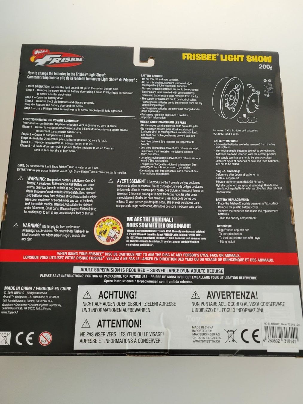 Giochi: Frisbee Licht Show Wham-o 200g – Nuovo (secondo la descrizione) da Oberuzwil venduto da aseinkaufswelt 1