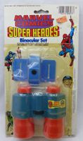 1987 MARVEL COMICS SUPER HEROES BINOCULAR SET WITH HOLDER