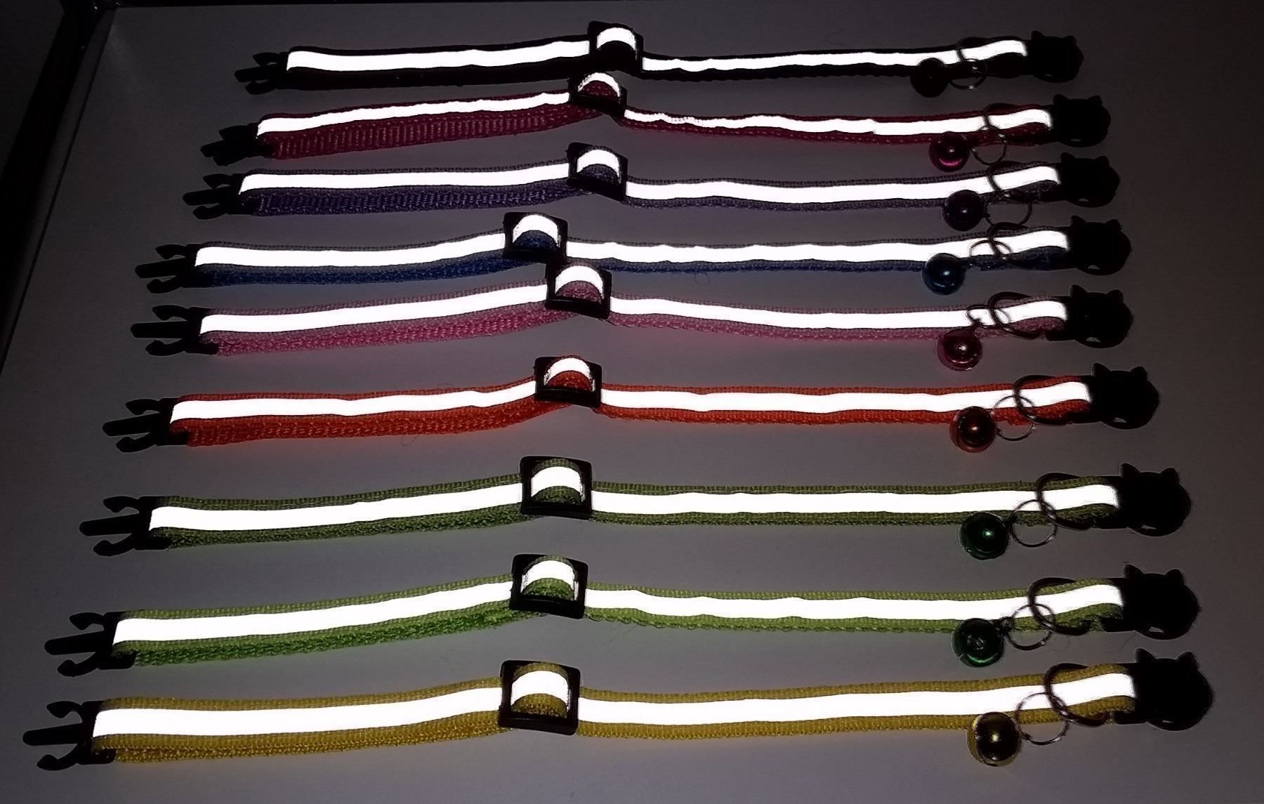 Leine & Halsband: Katzenhalsband reflektierend lime mit Sicherheitsverschluss – Neu und originalverpackt aus Rüegsauschachen von W4PAW 4