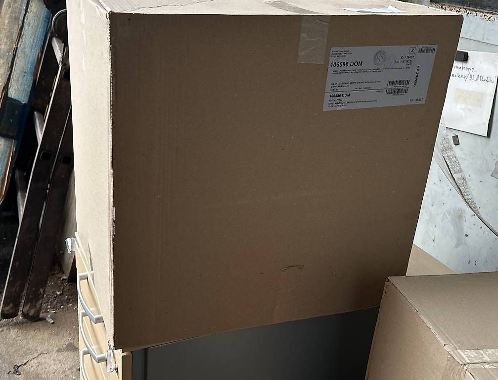 Banconi: neuer 4er Rollcontainer, B432xT580xH595 mm, weiss/graphit – Nuovo e nell'imballaggio originale da Necker venduto da liq24 5