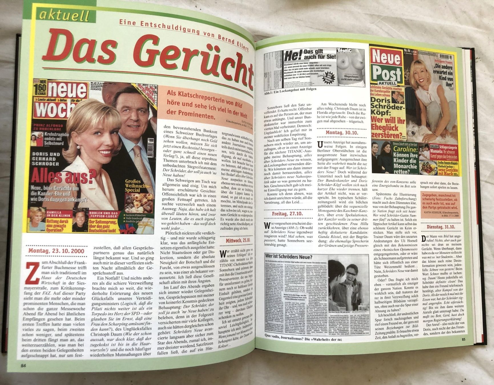 Libri: Titanic: Apokalypse Rot Grün - Satire Buch – Usato da Schaffhausen venduto da durruti 5