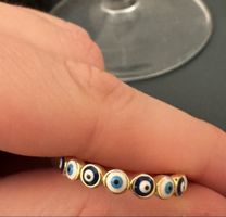 Evil Eye Fingerring