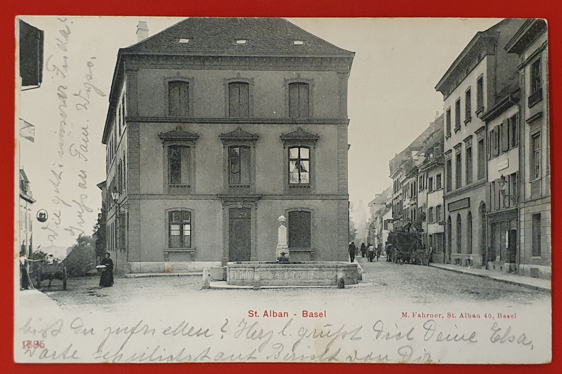 Cartoline postali: St. Alban - Basel 1913 – Usato da Kreuzlingen venduto da Rschweiz1