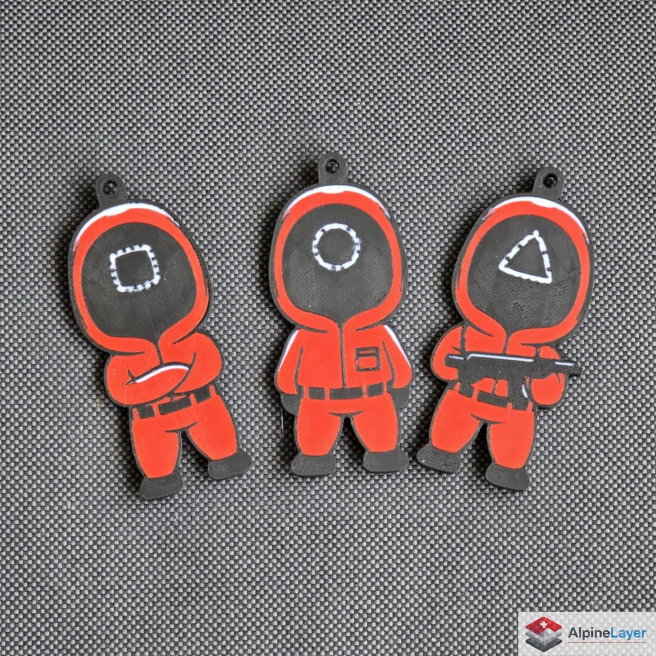 Portachiavi: Squid Game Keychain 3D Printed Keyring – Nuovo (secondo la descrizione) da Losone venduto da AlpineLayer