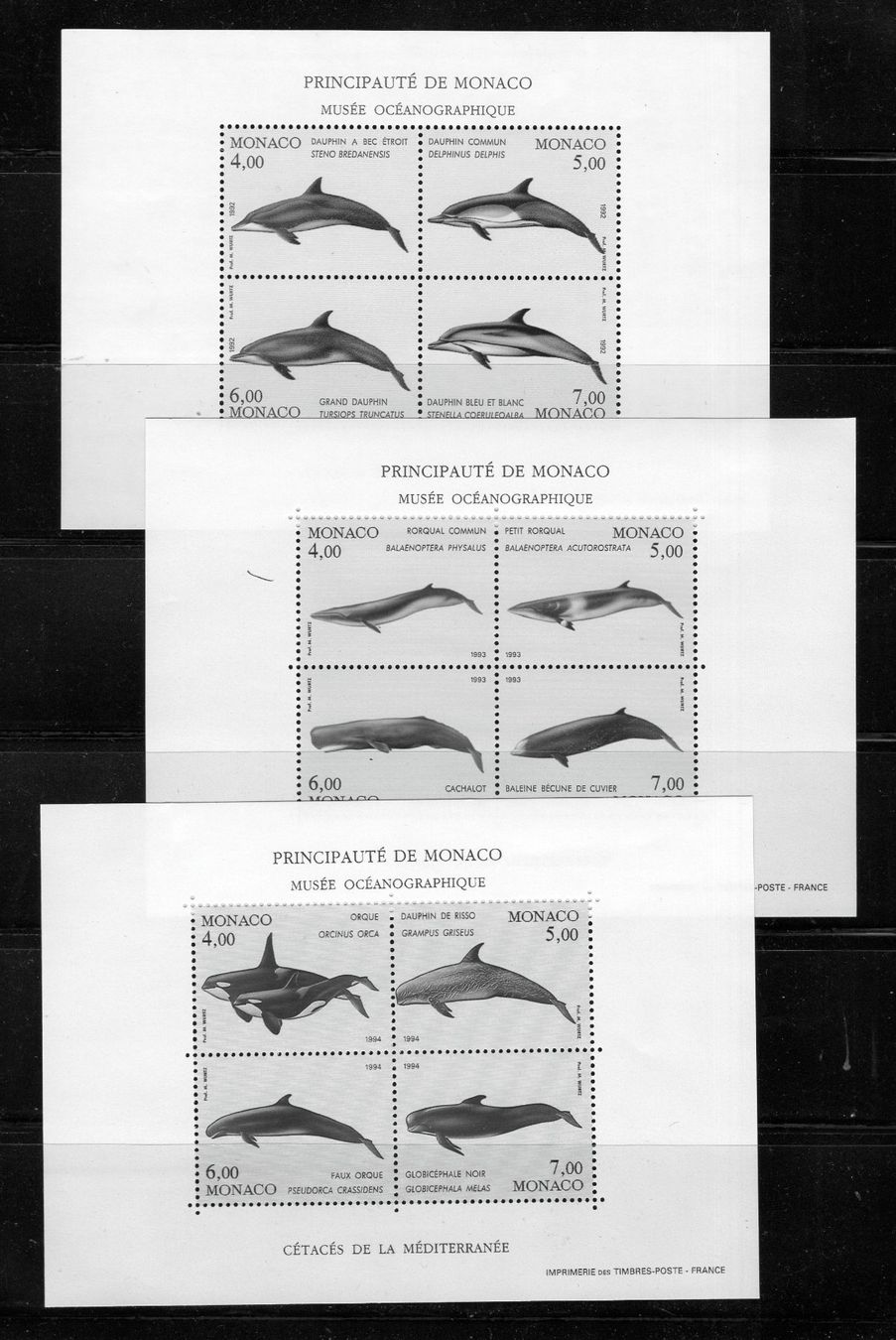 Tutti i francobolli: R5198  /  MONACO 1992-1994 Musée océanographique – Nuovo (secondo la descrizione) da Ste-Croix venduto da MONT-TAGNAC