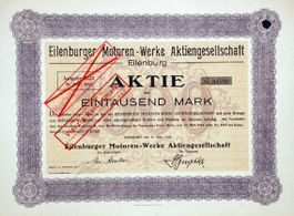 Eilenburger Motoren-Werke AG, Eilenburg - 1922