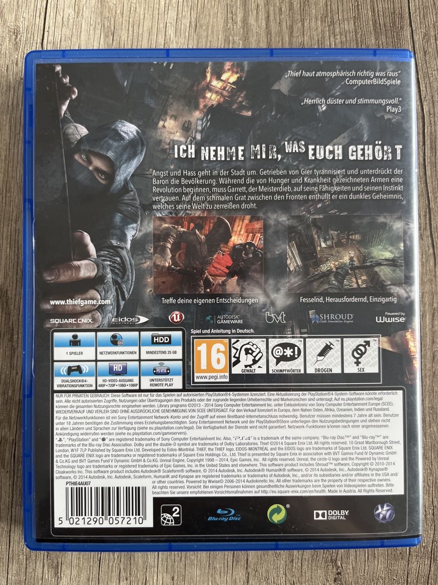 Giochi: Thief - PS4 – Usato da Frutigen venduto da abr_w5b2 2