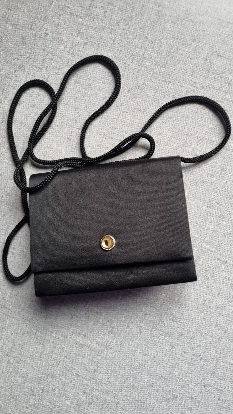 Taschen für Damen: Sac à main noir soirée élégant chic – Neu (gemäss Beschreibung) aus Fontenais von Aube-sauvage.2 4